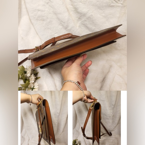 Authentic pre-owned Louis Vuitton Monceau crossbody shoulder bag - Picture 9 of 16